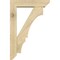 Ekena Millwork Balboa Slat Rough Sawn Bracket w/ Offset Brace, Douglas Fir, 6"W x 24"D x 36"H BKT0604X24X36BOA06RDF - alternate 3